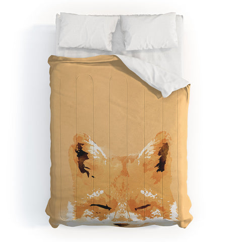 Robert Farkas Smiling fox Comforter