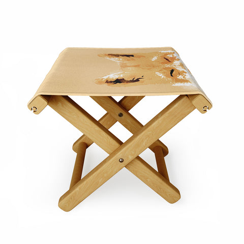 Robert Farkas Smiling fox Folding Stool