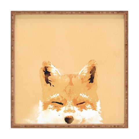 Robert Farkas Smiling fox Square Tray