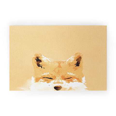 Robert Farkas Smiling fox Welcome Mat