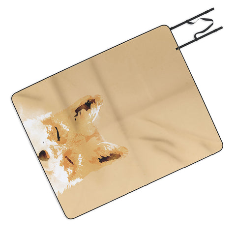 Robert Farkas Smiling fox Picnic Blanket