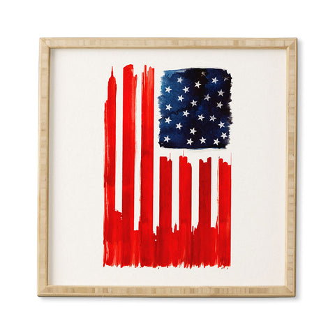 Robert Farkas Stars And Stripes Framed Wall Art
