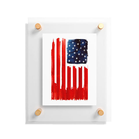 Robert Farkas Stars And Stripes Floating Acrylic Print
