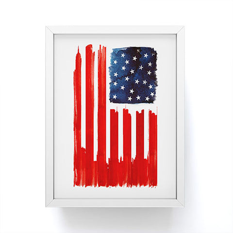 Robert Farkas Stars And Stripes Framed Mini Art Print