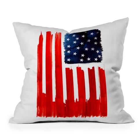 Robert Farkas Stars And Stripes Throw Pillow