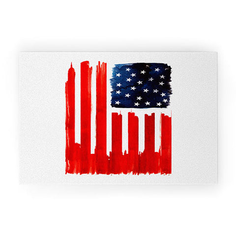 Robert Farkas Stars And Stripes Welcome Mat