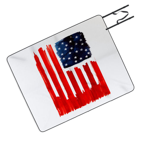 Robert Farkas Stars And Stripes Picnic Blanket