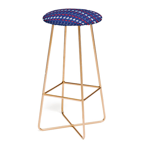 Robert Farkas Summer Pattern Bar Stool