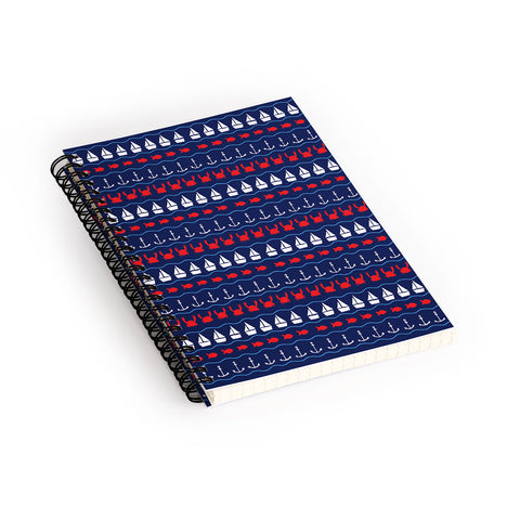 Robert Farkas Summer Pattern Spiral Notebook
