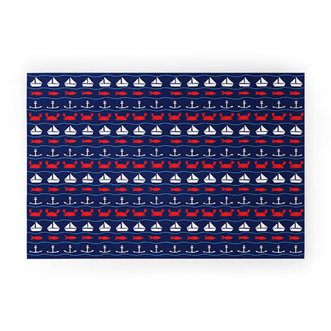 Robert Farkas Summer Pattern Welcome Mat