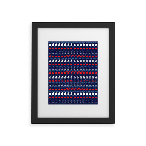 Robert Farkas Summer Pattern Framed Art Print