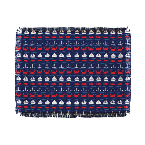 Robert Farkas Summer Pattern Throw Blanket