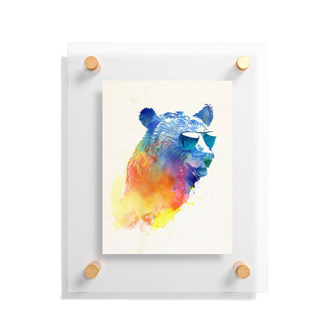 Robert Farkas Sunny bear Floating Acrylic Print