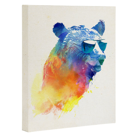 Robert Farkas Sunny bear Art Canvas