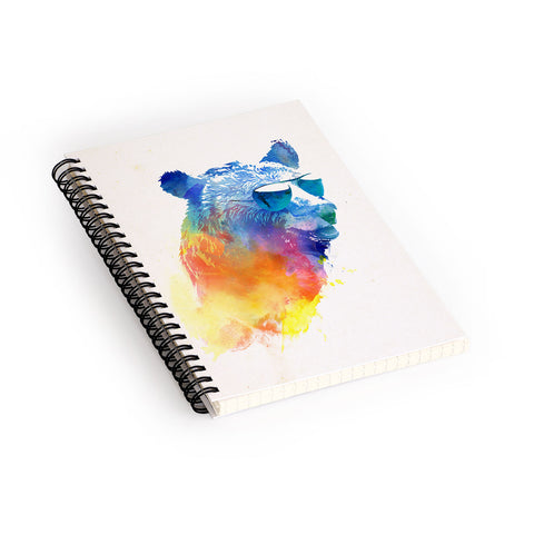 Robert Farkas Sunny bear Spiral Notebook