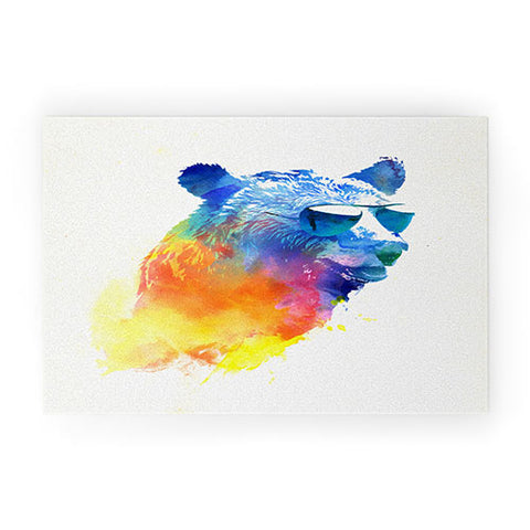 Robert Farkas Sunny bear Welcome Mat