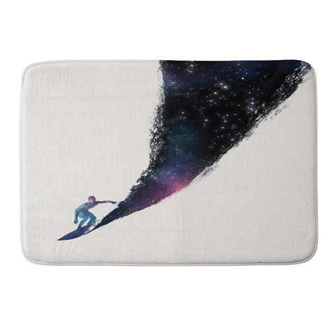 Robert Farkas Surfing In The Universe Memory Foam Bath Mat