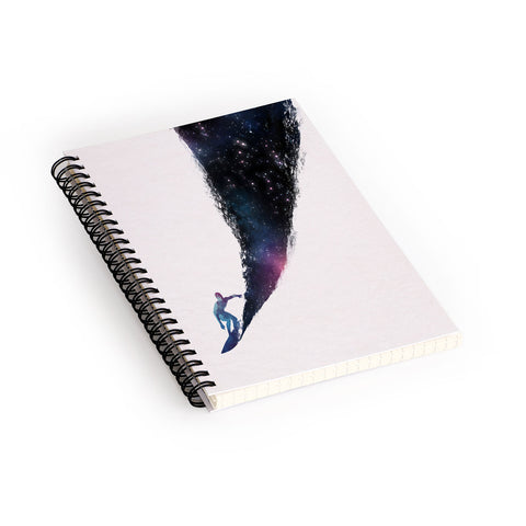 Robert Farkas Surfing In The Universe Spiral Notebook