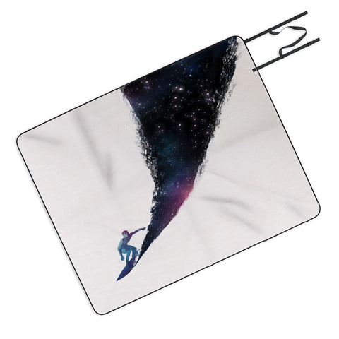 Robert Farkas Surfing In The Universe Picnic Blanket