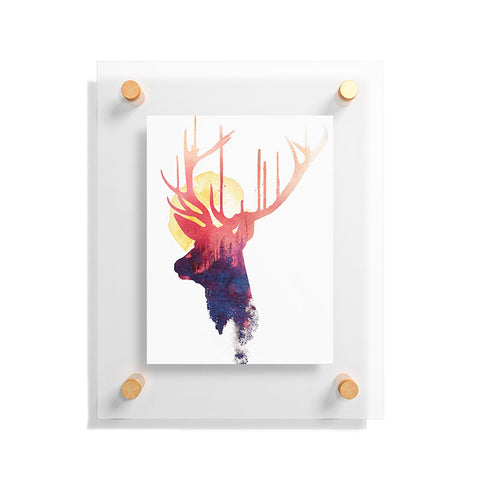 Robert Farkas The burning sun 2 Floating Acrylic Print