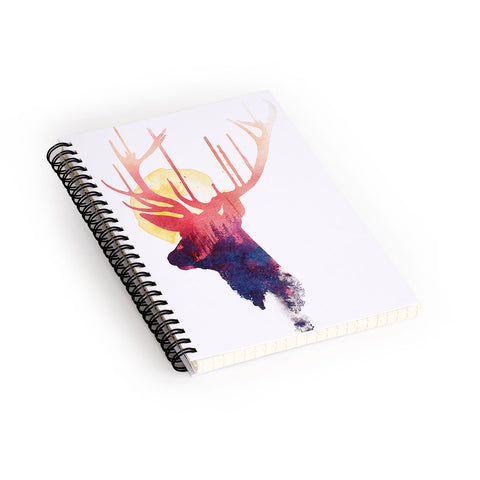 Robert Farkas The burning sun 2 Spiral Notebook