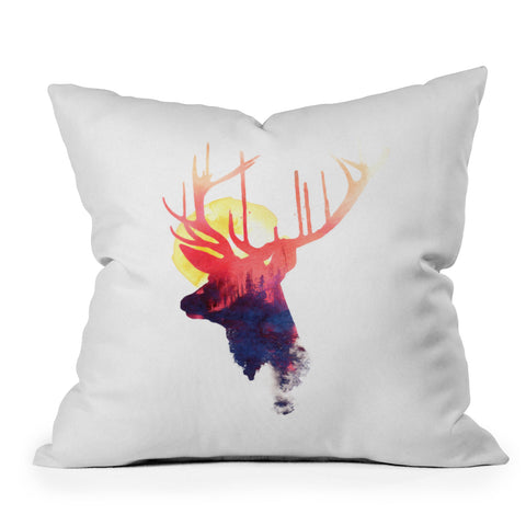 Robert Farkas The burning sun 2 Throw Pillow