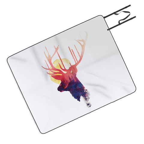 Robert Farkas The burning sun 2 Picnic Blanket