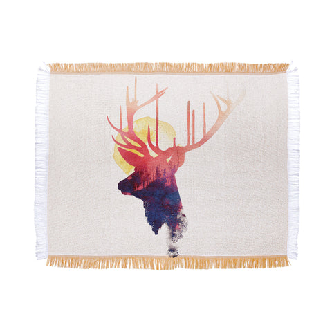 Robert Farkas The burning sun 2 Throw Blanket