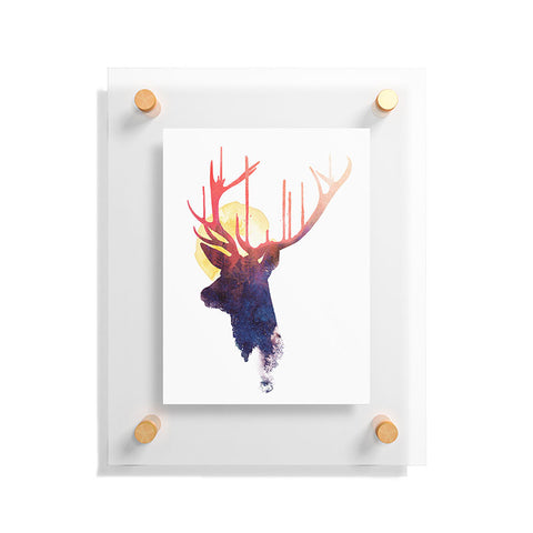 Robert Farkas The burning sun Floating Acrylic Print