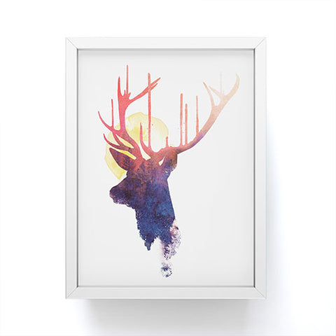 Robert Farkas The burning sun Framed Mini Art Print