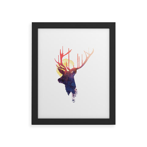 Robert Farkas The burning sun Framed Art Print