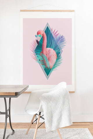 Robert Farkas The Flamingo from Vegas Art Print And Hanger