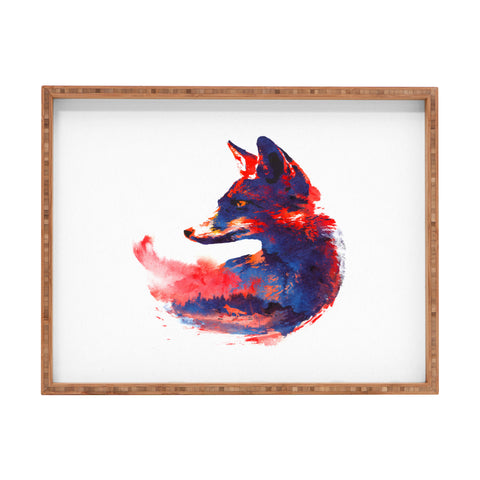 Robert Farkas The future is bright Rectangular Tray