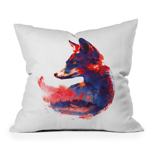 Robert Farkas The future is bright Throw Pillow
