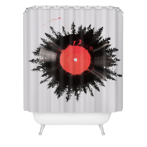 Robert Farkas The Vinyl of my life Shower Curtain