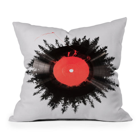 Robert Farkas The Vinyl of my life Throw Pillow