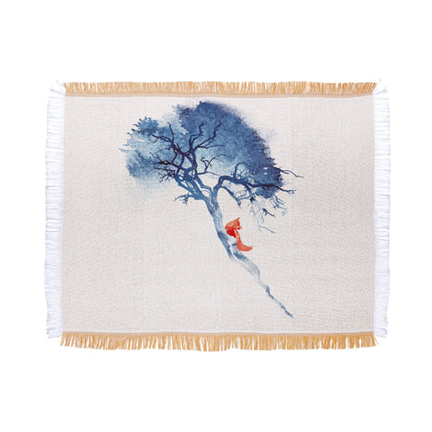 Robert Farkas There is no way back Throw Blanket