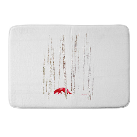 Robert Farkas There is nowhere to run Memory Foam Bath Mat