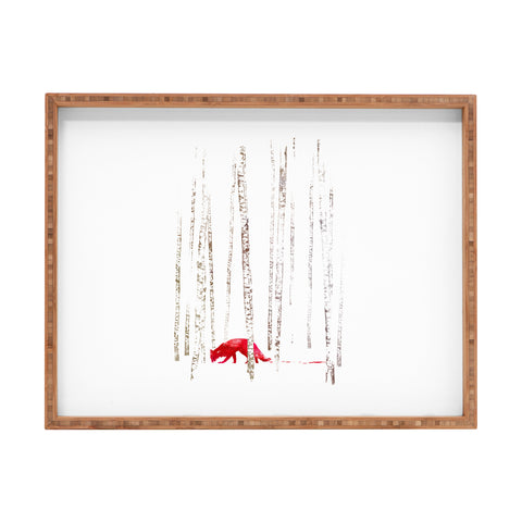 Robert Farkas There is nowhere to run Rectangular Tray