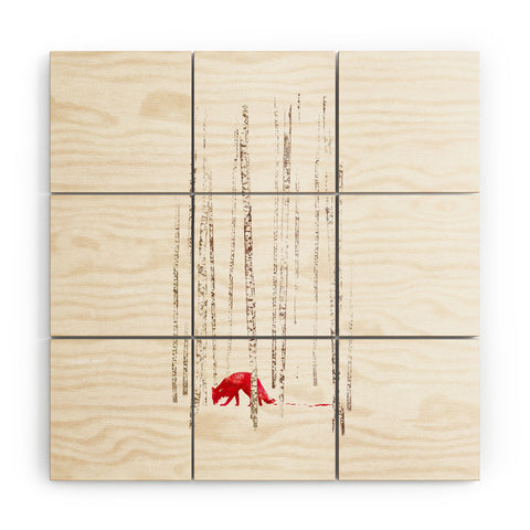 Robert Farkas There is nowhere to run Wood Wall Mural