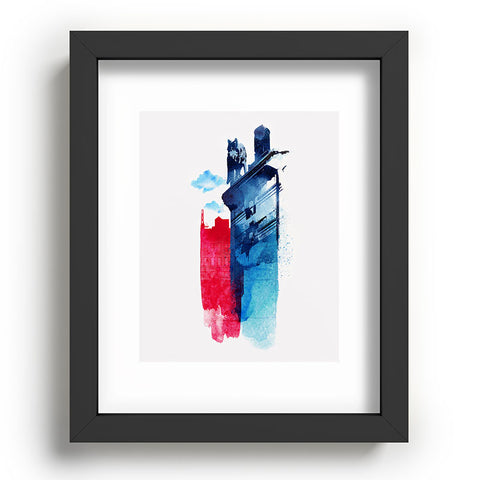 Robert Farkas This Is My Town Recessed Framing Rectangle