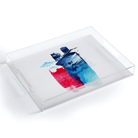 Robert Farkas This Is My Town Acrylic Tray