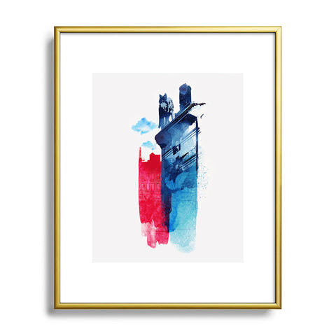 Robert Farkas This Is My Town Metal Framed Art Print