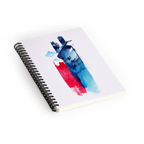 Robert Farkas This Is My Town Spiral Notebook