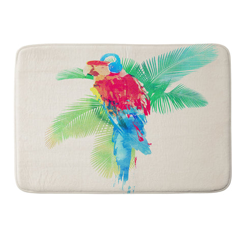 Robert Farkas Tropical Party Memory Foam Bath Mat