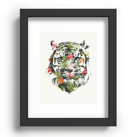 Robert Farkas Tropical tiger Recessed Framing Rectangle