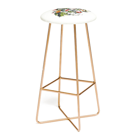 Robert Farkas Tropical tiger Bar Stool