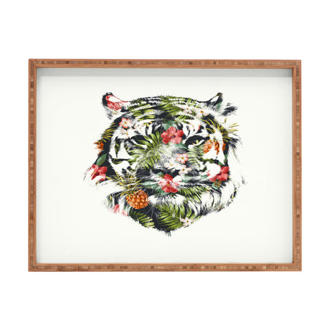 Robert Farkas Tropical tiger Rectangular Tray