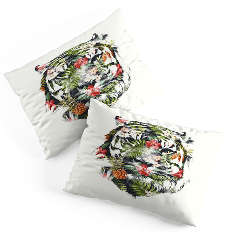 Robert Farkas Tropical tiger Pillow Shams
