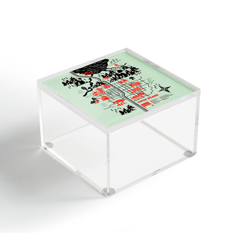 Robert Farkas Twin Peaks Map Acrylic Box